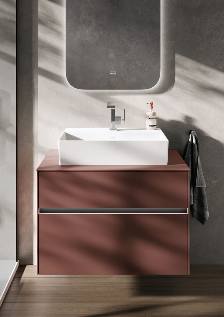 Badmöbel Wine Red Villeroy & Boch